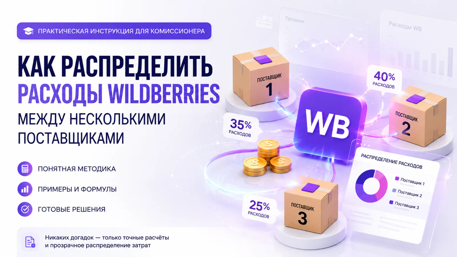 Как распределить расходы Wildberries между несколькими поставщиками: практическая инструкция для комиссионера